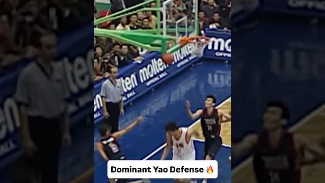 Good luck getting past yao Good luck getting past yao 