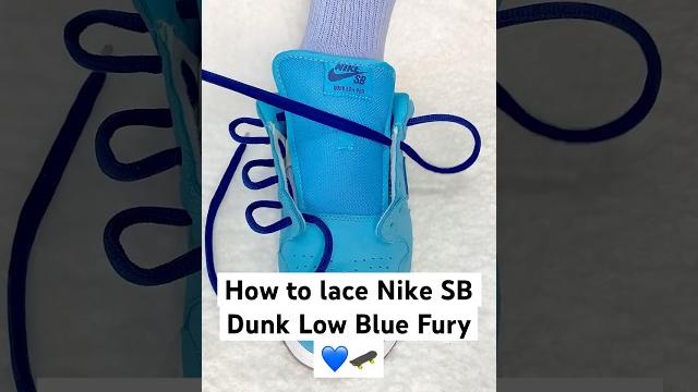 How to lace nike sb pro blue fury #viralvideo #foryou #vibes #fashion #lace #shoelace #skating How to lace nike sb pro blue fury #viralvideo #foryou #vibes #fashion #lace #shoelace #skating