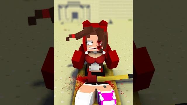 Jj's sister want help to jj for monster team and mickey - minecraft animation #shorts Jj's sister want help to jj for monster team and mickey - minecraft animation #shorts