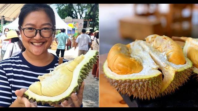 美食: durians 榴莲 又称 水果之王 当地美食 (3 minutes) 美食: durians 榴莲 又称 水果之王 当地美食 (3 minutes)