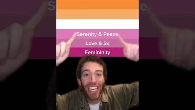 The new lesbian flag #shorts #lgbt #lgbtq The new lesbian flag #shorts #lgbt #lgbtq