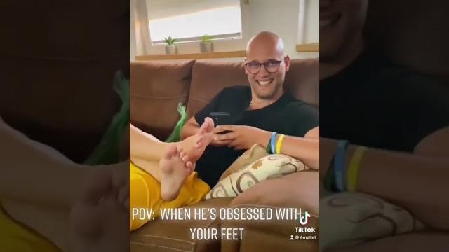 Pov when he’s obsessed with your feet Pov when he’s obsessed with your feet