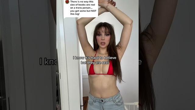 I’m trans and my b00bs are real! #trans I’m trans and my b00bs are real! #trans