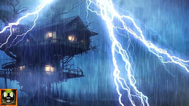 Thunderstorm sounds with heavy pouring rain, powerful thunder & loud lightning strikes for sleeping Thunderstorm sounds with heavy pouring rain, powerful thunder & loud lightning strikes for sleeping