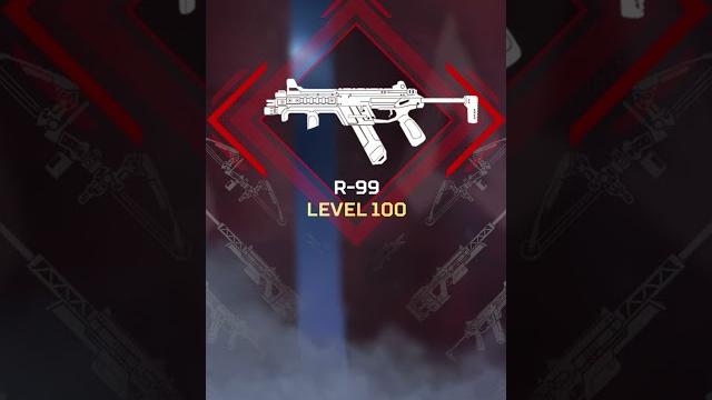 Unlocking the level 100 r99 in apex legends #shorts Unlocking the level 100 r99 in apex legends #shorts
