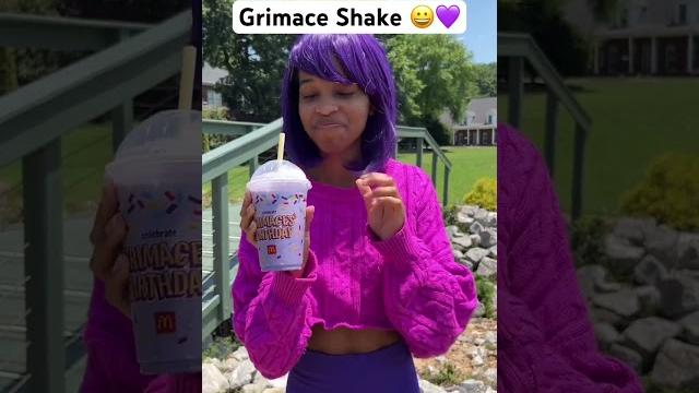 Mcdonald’s grimace shake reaction #shorts Mcdonald’s grimace shake reaction #shorts