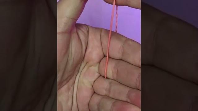 Easy rubber-band magic trick revealed! #shorts Easy rubber-band magic trick revealed! #shorts