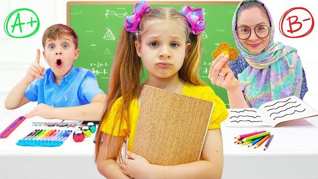 Diana roma and a new school story about the notebook Diana roma and a new school story about the notebook