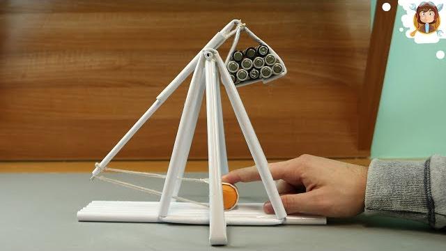 How to make a paper trebuchet - (paper gun) How to make a paper trebuchet - (paper gun)