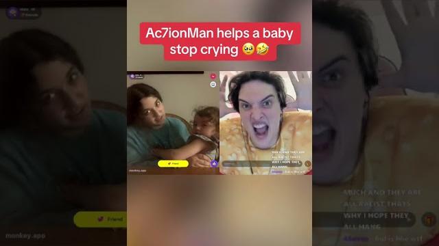 Ac7ionman babysitting #ac7ionman #shortclips #prank #ometv #monkeyapp #streamclips #tiktok #baby Ac7ionman babysitting #ac7ionman #shortclips #prank #ometv #monkeyapp #streamclips #tiktok #baby