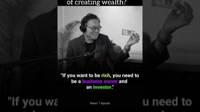"want to be rich? do this | robert kiyosaki’s billionaire advice!"#shorts #business #investor #job "want to be rich? do this | robert kiyosaki’s billionaire advice!"#shorts #business #investor #job