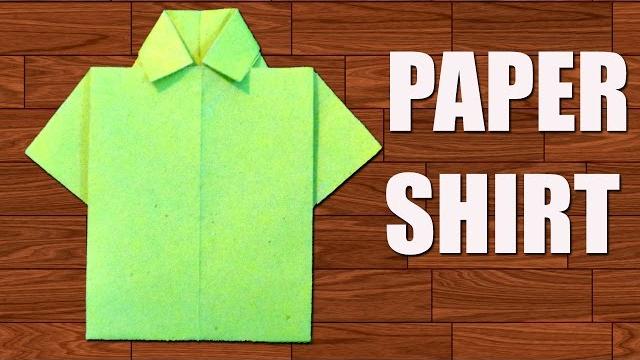 How to make paper shirt - diy origami paper crafts. How to make paper shirt - diy origami paper crafts.