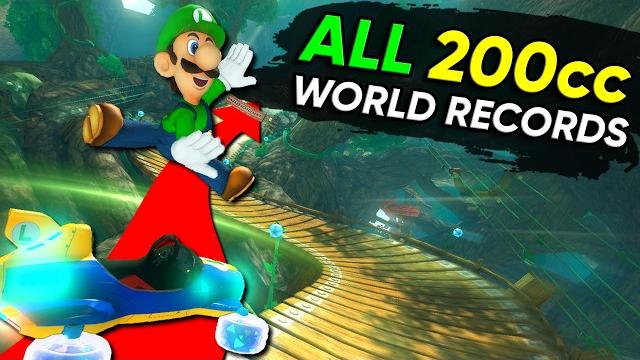 Reacting to every mario kart 8 deluxe 200cc world record! Reacting to every mario kart 8 deluxe 200cc world record!