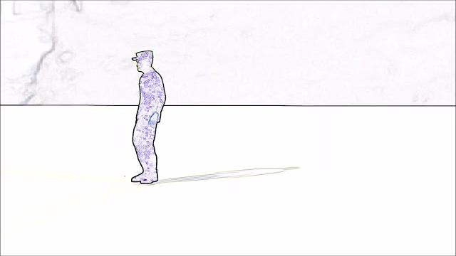 Run away and running - 3d animation Run away and running - 3d animation
