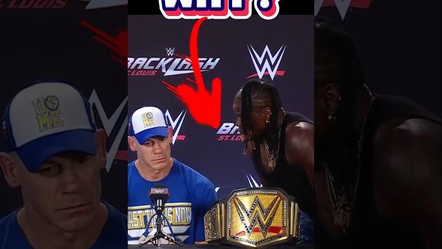 Why did john cena attack r-truth? Why did john cena attack r-truth?