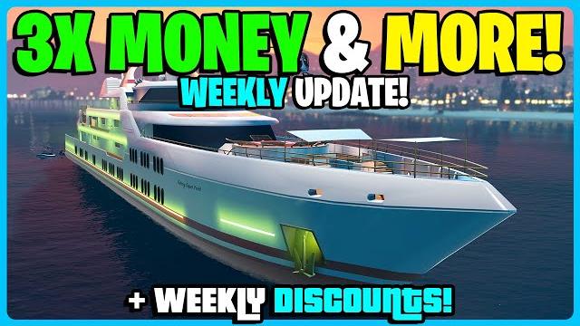 Gta 5 online weekly update! 3x money & more! Gta 5 online weekly update! 3x money & more!
