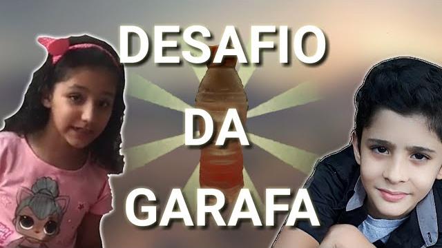 Desafio da garrafa com minha prima Desafio da garrafa com minha prima
