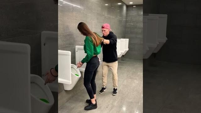 Helped the girl to go to the toilet. #shorts #comedy Helped the girl to go to the toilet. #shorts #comedy