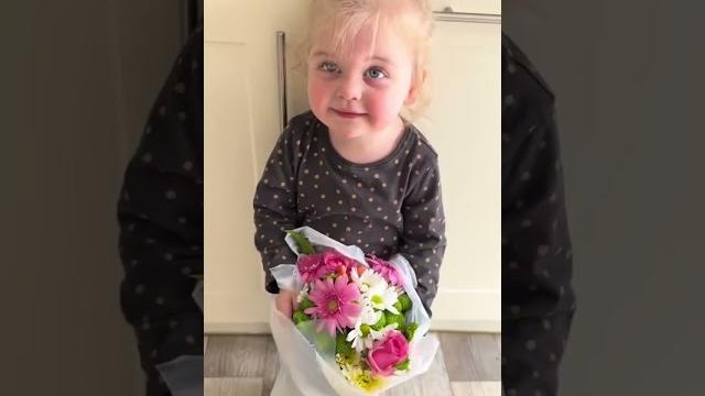 She shared her flowers She shared her flowers