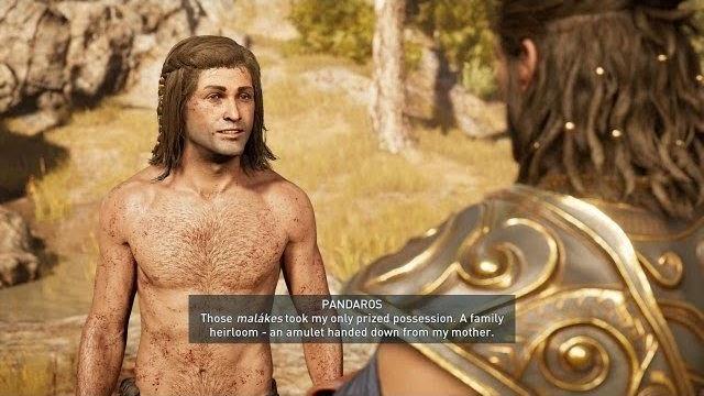 Assassin's creed odyssey : explore the cave and acquire the naked archer's amulet , bare it all Assassin's creed odyssey : explore the cave and acquire the naked archer's amulet , bare it all