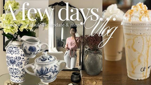 Vlog | summer home decor haul, hobby lobby, life update, facebook marketplace find, shop with me Vlog | summer home decor haul, hobby lobby, life update, facebook marketplace find, shop with me