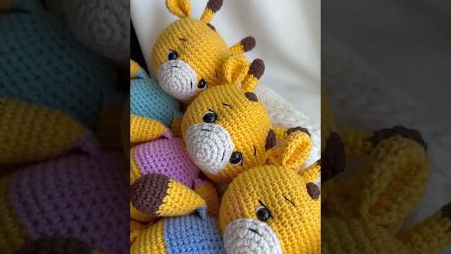 Жираф вязаный крючком #амигуруми #вяжуназаказ #вязаниекрючком #вязаныеигрушки #вязание #красота Жираф вязаный крючком #амигуруми #вяжуназаказ #вязаниекрючком #вязаныеигрушки #вязание #красота