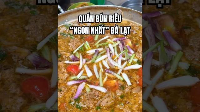Bún riêu dì cảnh được cho là ngon nhất đà lạt | khải khám phá #khaikhampha #foodreview #review #fyp Bún riêu dì cảnh được cho là ngon nhất đà lạt | khải khám phá #khaikhampha #foodreview #review #fyp