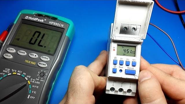 Продуманное реле времени (таймер) в din рейку. Продуманное реле времени (таймер) в din рейку.