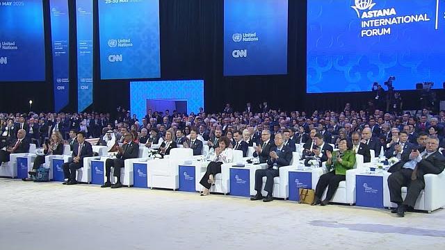 Le forum d'astana demande une réforme mondiale, la paix et la coopération pour le climat Le forum d'astana demande une réforme mondiale, la paix et la coopération pour le climat