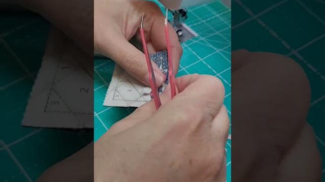 Tiny paper piecing on the baby lock ballad Tiny paper piecing on the baby lock ballad