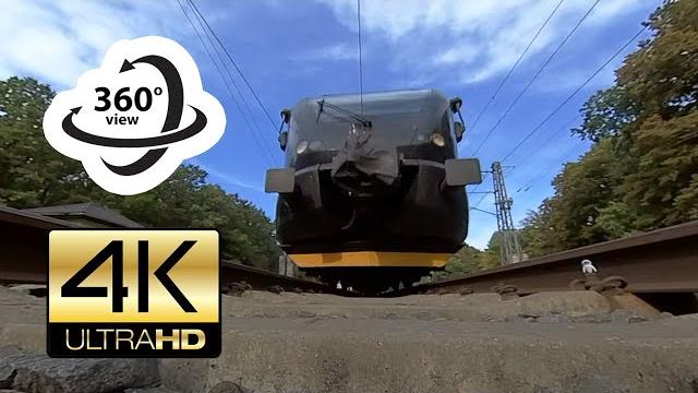360° camera under train (4k) 360° camera under train (4k)