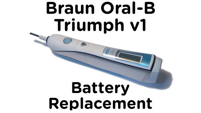 Battery replacement guide for braun oral-b triumph v1 toothbrush incl. 5000 9000 9500 9900 Battery replacement guide for braun oral-b triumph v1 toothbrush incl. 5000 9000 9500 9900