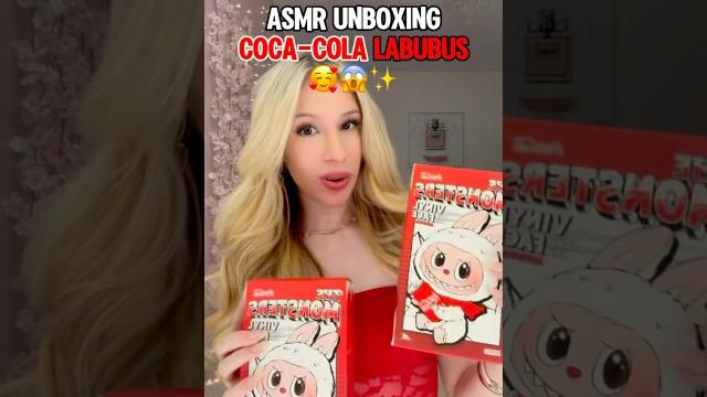 Unboxing the “coca cola” labubus *asmr* Unboxing the “coca cola” labubus *asmr*