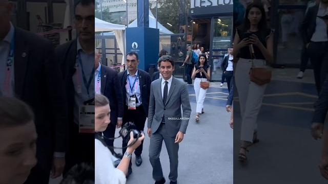 French prime minister gabriel attal attend paris olympics 2024 #gabrielattal #france #shorts #pm French prime minister gabriel attal attend paris olympics 2024 #gabrielattal #france #shorts #pm