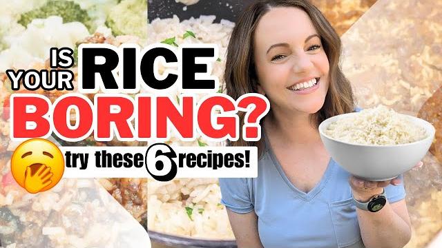 No more plain rice!! | 6 easy rice recipes! No more plain rice!! | 6 easy rice recipes!