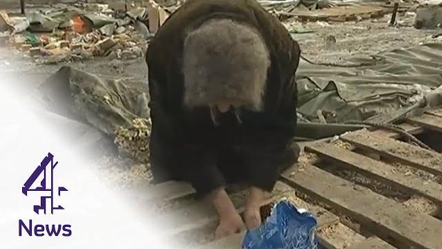 Ukraine crisis: the people digging for food in the ruins of debaltseve | channel 4 news Ukraine crisis: the people digging for food in the ruins of debaltseve | channel 4 news