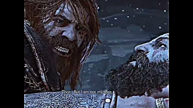 Coldest moment in gow ragnorok part 2 #shorts Coldest moment in gow ragnorok part 2 #shorts