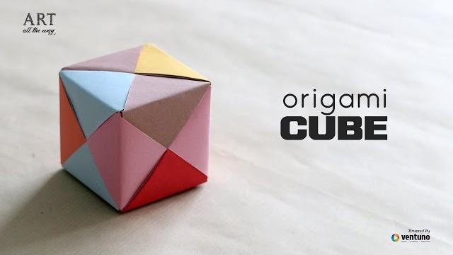 How to fold an diy : origami 3d cube How to fold an diy : origami 3d cube