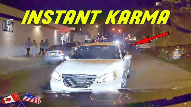 Wrong way idiot gets blocked Wrong way idiot gets blocked