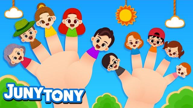 Extended finger family | finger family song | family song for kids | kindergarten song | junytony Extended finger family | finger family song | family song for kids | kindergarten song | junytony