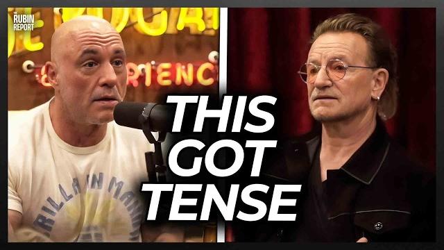 Bono is caught off guard when joe rogan corrects his facts Bono is caught off guard when joe rogan corrects his facts