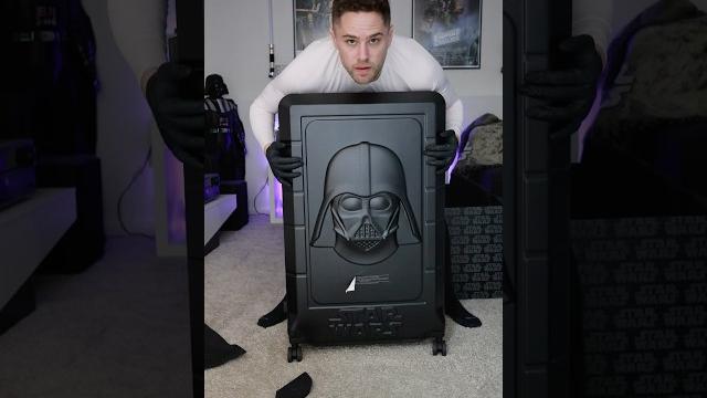A full vader suit in a case! #unboxing #darthvader #starwars #cosplay #costume #shorts A full vader suit in a case! #unboxing #darthvader #starwars #cosplay #costume #shorts