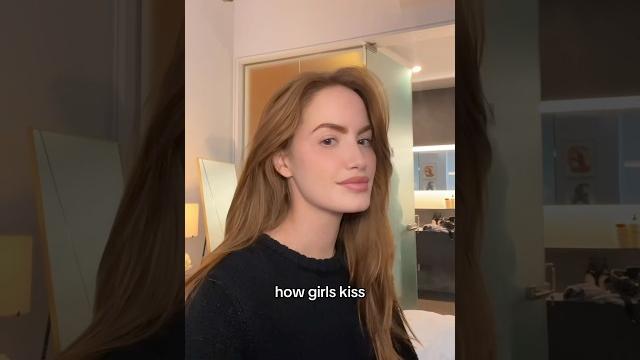 Girls vs boys going in for the kiss Girls vs boys going in for the kiss