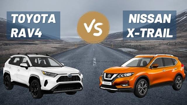 Toyota rav4 vs nissan x trail Toyota rav4 vs nissan x trail