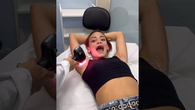 Depilação a laser pela primeira vez!! #millenaemanumaia Depilação a laser pela primeira vez!! #millenaemanumaia