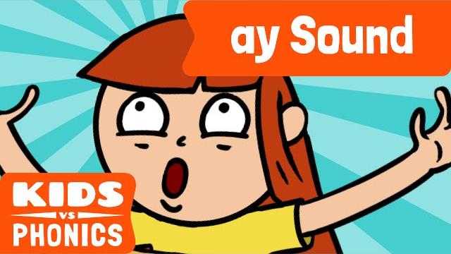 Ay | fun phonics | how to read | made by kids vs phonics Ay | fun phonics | how to read | made by kids vs phonics
