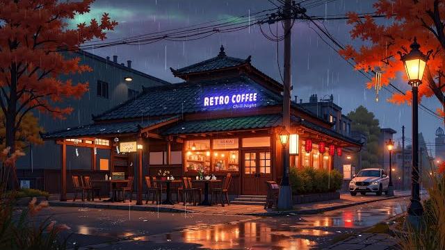 Japan coffee ambience ~ lofi chill cafe and rain sounds in old tokyo street ~ rainy lofi vibes Japan coffee ambience ~ lofi chill cafe and rain sounds in old tokyo street ~ rainy lofi vibes