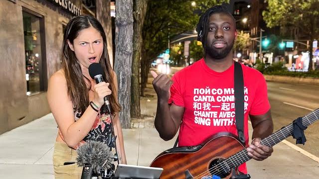 Crazy girl sings strange beatles cover Crazy girl sings strange beatles cover