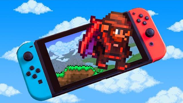 Beating terraria on switch is way harder Beating terraria on switch is way harder