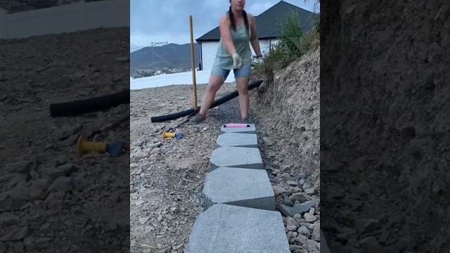 Diy retaining wall #diyprojects #retainingwall #diy Diy retaining wall #diyprojects #retainingwall #diy